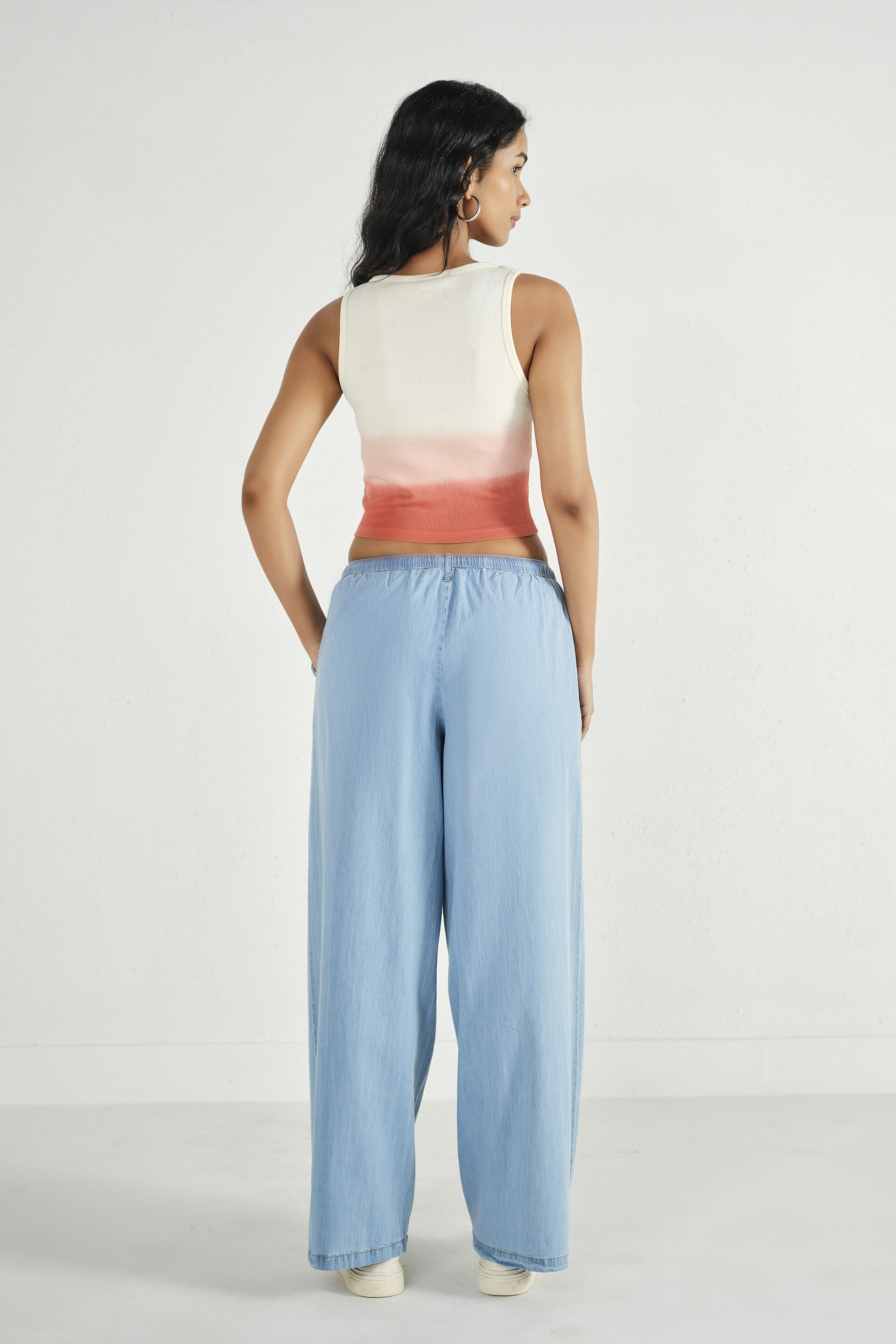 Pink Bodycon Cotton Vest, Pink, image 5